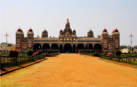 Mysore: One of India's many kings' palaces. Today his only power is his ability to make his guests remove their shoes.